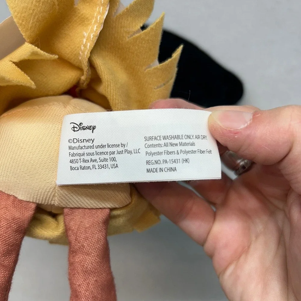 Disney Moana Plush Doll Just Play Soft Stuffed Toy Flower Crown 11 inch